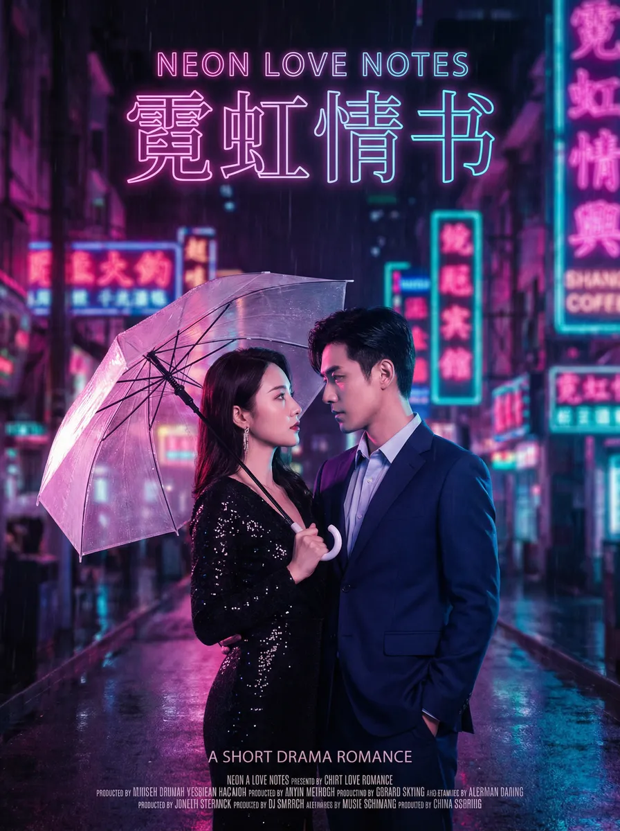 文隽博客 热播都市爱情短剧 - 霓虹情书海报